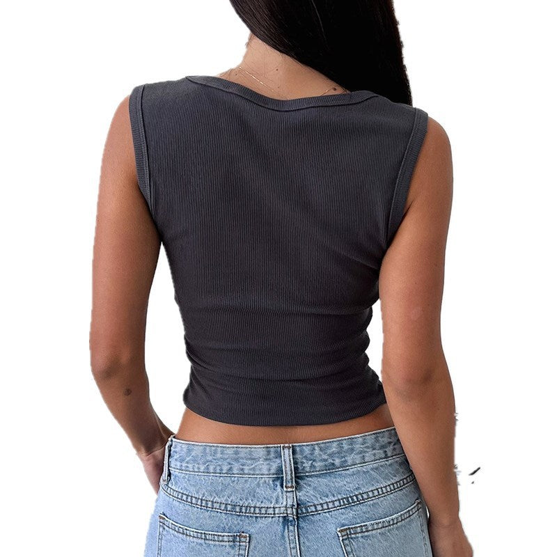 U Collar Top