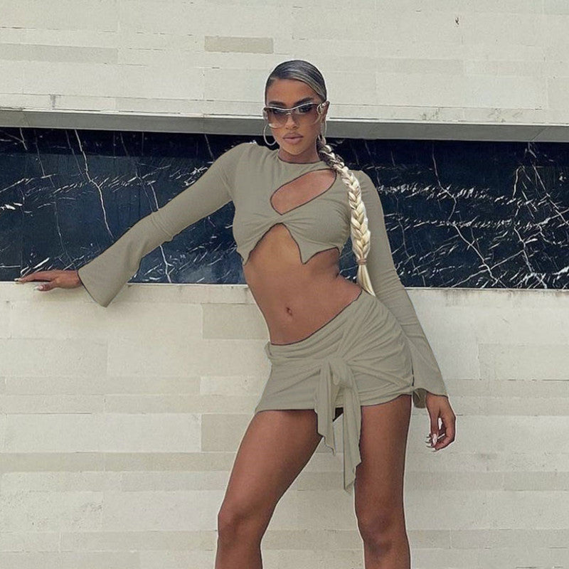 Suit Skirt Two-piece Set