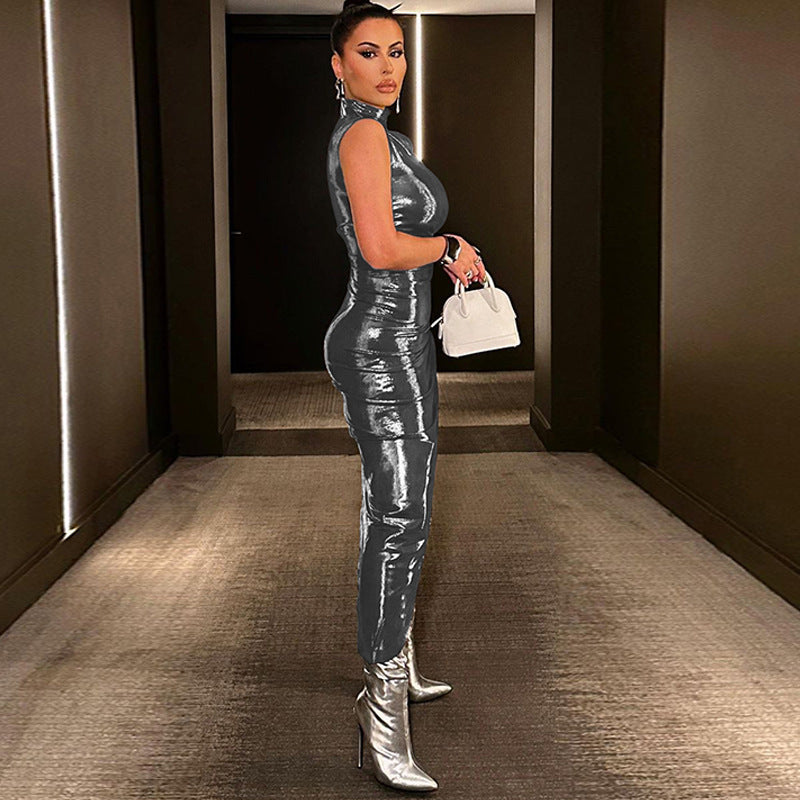 Slim Fit Sleeveless Dress