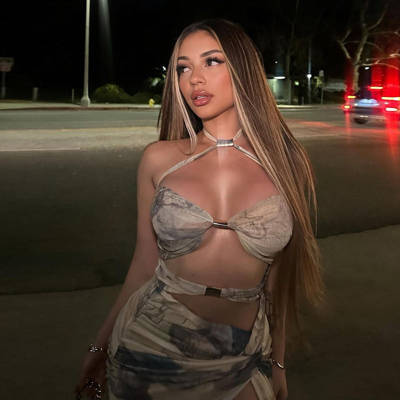 Low-cut Backless Dress