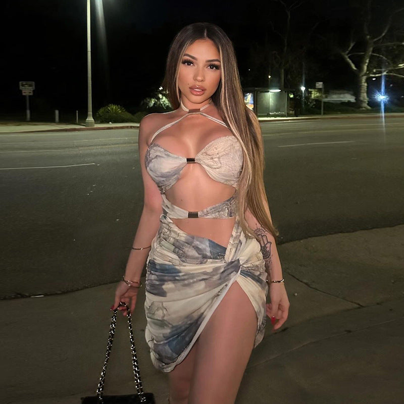 Low-cut Backless Dress