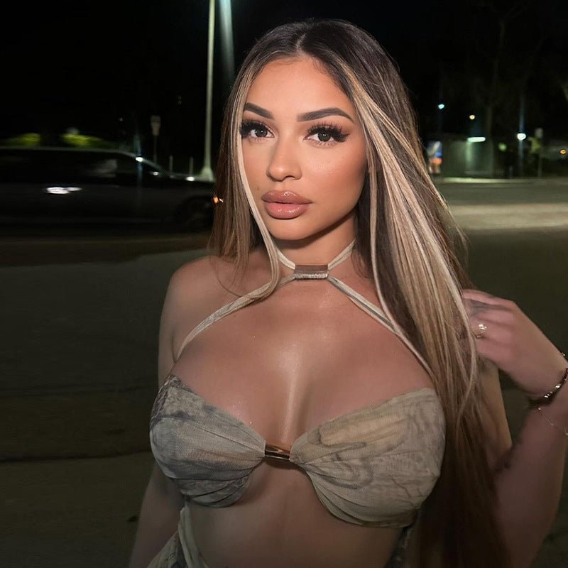 Low-cut Backless Dress