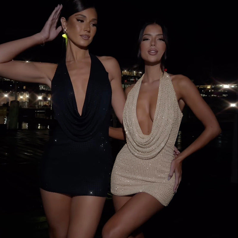 Halter Backless Slim Fit Dress